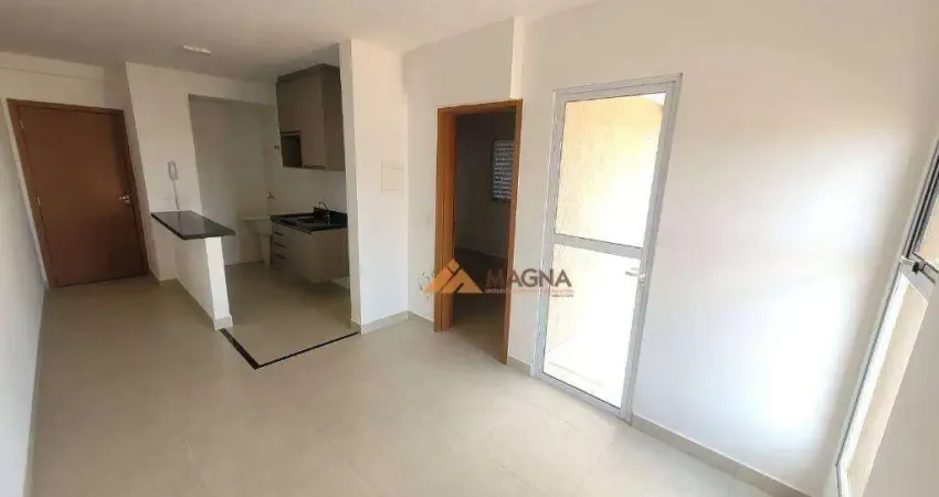 Apartamento com 1 quarto para alugar, 40 m² por R$ 2.181/mês - Ribeirânia - Ribeirão Preto/SP