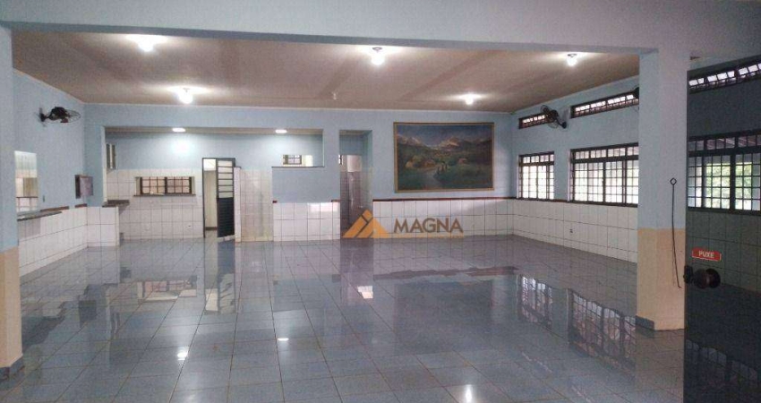 Salão para alugar, 350 m² por R$ 5.128,81/mês - Parque Anhangüera - Ribeirão Preto/SP