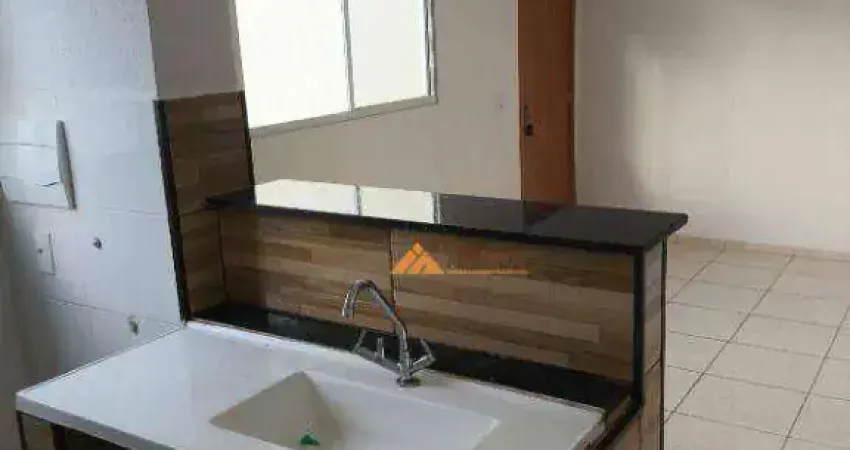 Apartamento com 2 dormitórios à venda, 41 m² por R$ 155.000,00 - Reserva real - Ribeirão Preto/SP