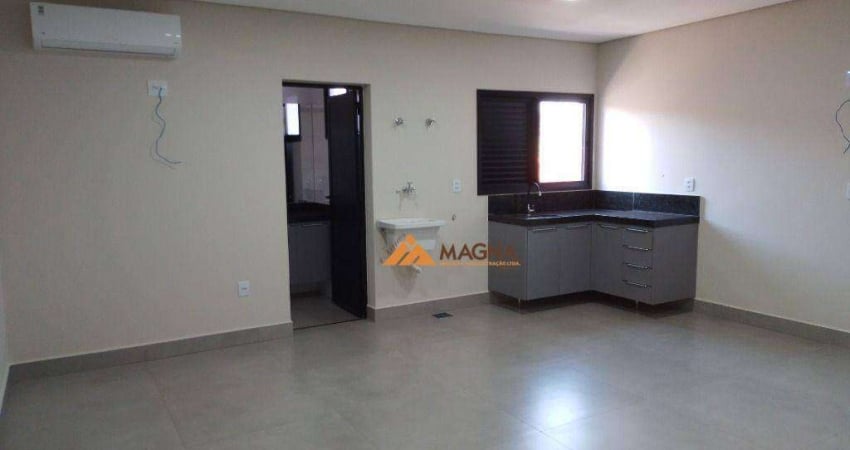 Kitnet com 1 quarto/sala para alugar, 36 m² por R$ 1.300/mês - Iguatemi - Ribeirão Preto/SP