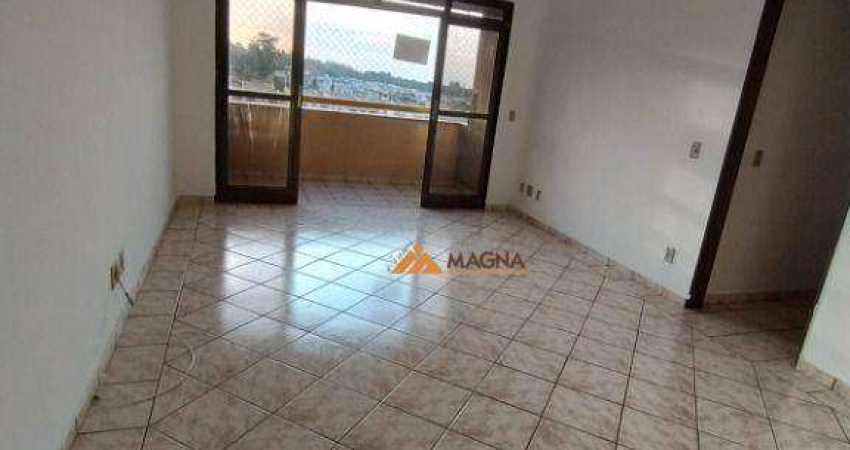 Apartamento com 3 quartos para alugar, 86 m² por R$ 1.401/mês - Residencial e Comercial Palmares - Ribeirão Preto/SP