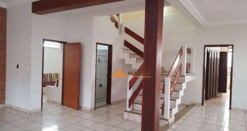 Casa com 3 quartos sendo 1 suíte para alugar, 451 m² por r$ 7.423/mês - city ribeirão - ribeirão preto/sp