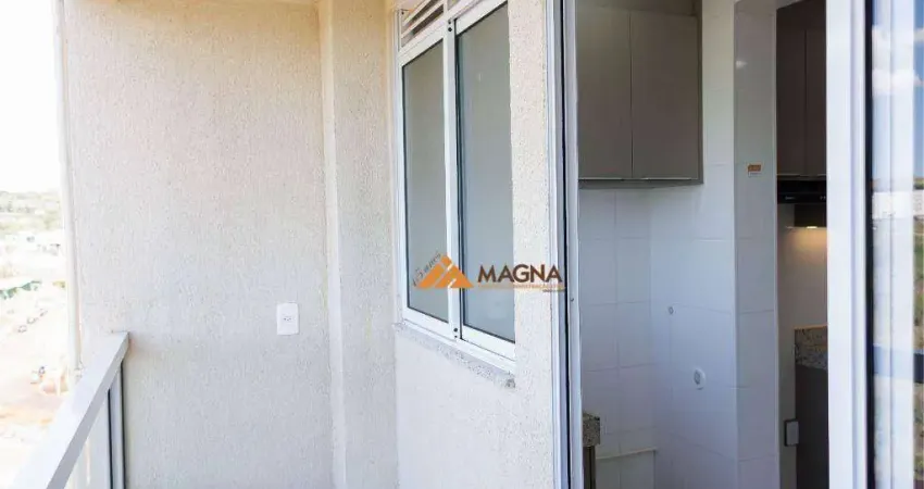 Apartamento com 2 quartos para alugar, 47 m² por r$ 2.390/mês - recreio das acácias - ribeirão preto/sp
