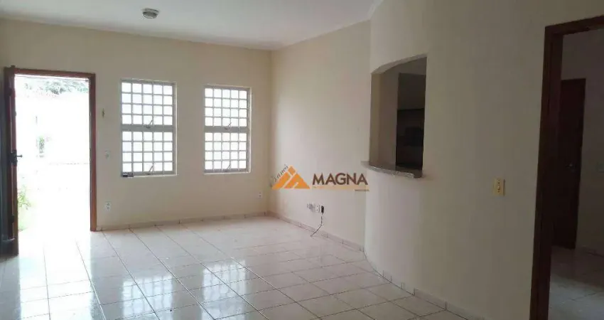 Casa com 3 quartos sendo 1 suíte para alugar, 85 m² por R$ 1.842/mês - Jardim Ouro Branco - Ribeirão Preto/SP