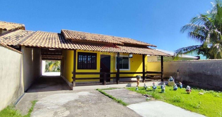 Casa no Jardim Atlântico Central, perto do CEPT, 02 quartos, sendo uma suíte, terreno completo, Itaipuaçu em rua asfaltada