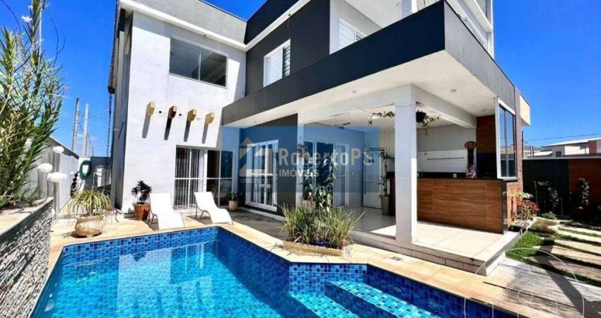 Maravilhoso sobrado com piscina à venda  no Residencial Bela Vista em Caçapava