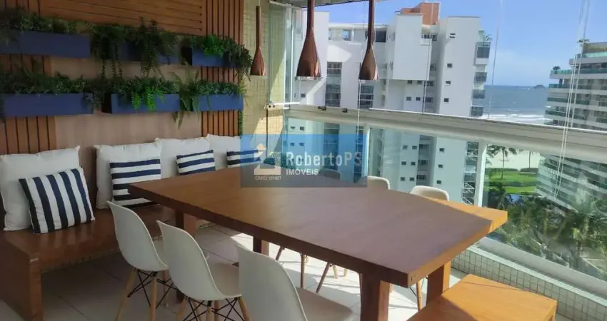 Apartamento lindíssimo na Riviera de São Lourenço com 3 suítes, mobiliado e planejado