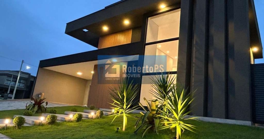 Maravilhosa casa em condomínio com 3 suítes e piscina