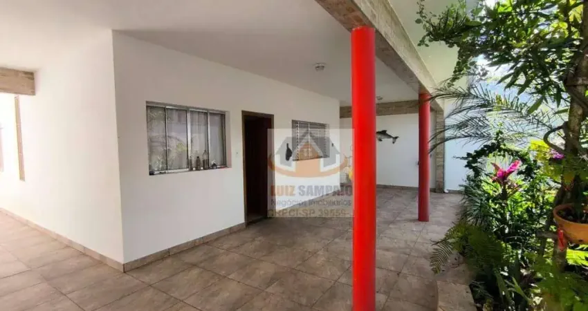 Casa térrea, 2 dormitórios + edícula, praia centro, itanhaém-sp