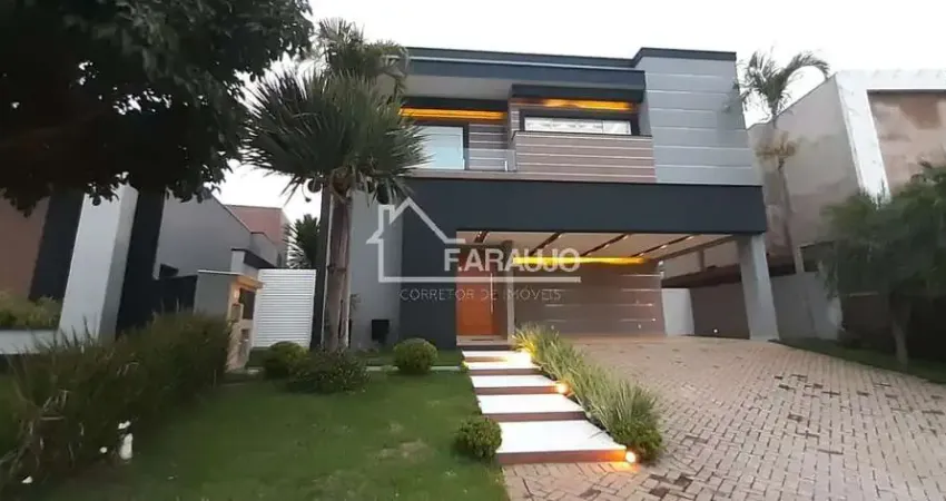 Casa de luxo no Alphaville Nova Esplanada 1: 4 suítes, piscina, varanda gourmet e muito mais!