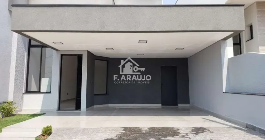 Casa em condomínio fechado à em sorocaba-sp! casa nova com 3 suítes e área gourmet