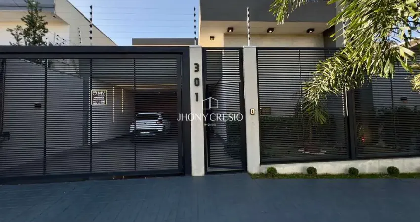 Casa Térrea com 3 suítes, escritório, piscina, toda mobiliada.