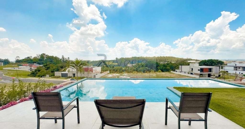 Casa de Luxo em Condomínio: 4 quartos, 4 suítes, 6 banheiros, 4 vagas, 310,50 m² em Indaiatuba-SP, Parque Villa dos Pinheiros.