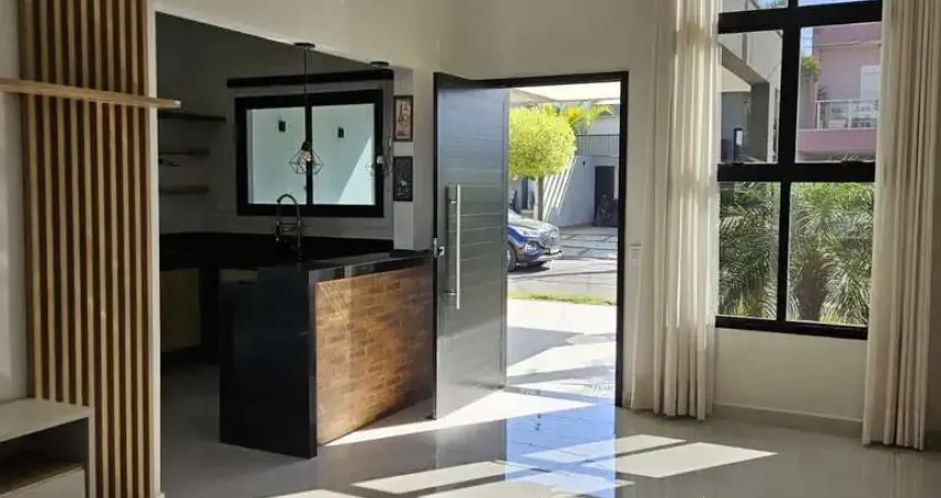 Casa em condomínio de alto padrão em indaiatuba-sp - 3 quartos, 1 suíte, 2 vagas - jardim park real 120m²