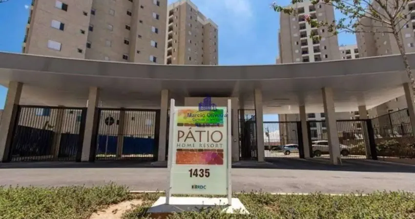 Aluguel de Apartamento de 2 Quartos com Suíte no Areão, Taubaté-SP: 2 Salas, 2 Banheiros, 1 Vaga, 56m² de Área.