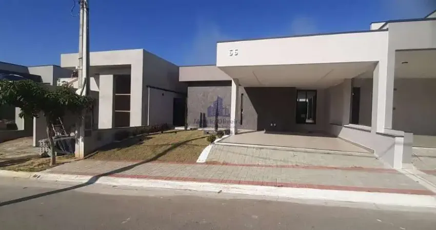 Casa nova em Condomínio Barão de Tremembé com três quartos, suíte e closet.