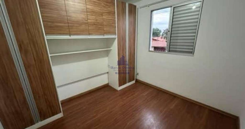 Apartamento à venda ou locação em Taubaté-SP, bairro Parque Aeroporto: 2 quartos, 1 sala, 1 banheiro, 1 vaga, 48m²!