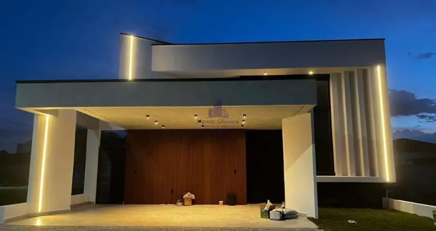 Casa em condomínio de luxo com 3 suítes e 176,76m² em residencial pérola do vale, tremembé-sp