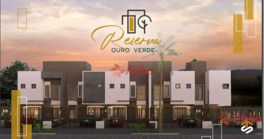 RESIDENCIAL OURO VERDE - CASA GEMINADA COM 2 SUÍTES E 2 VAGAS DE GARAGEM - CA1208