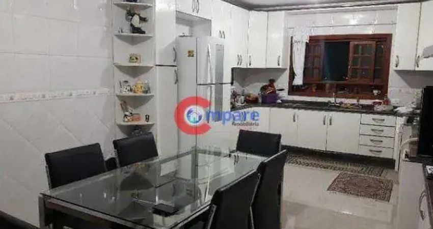 Sobrado residencial à venda, parque continental, guarulhos/sp