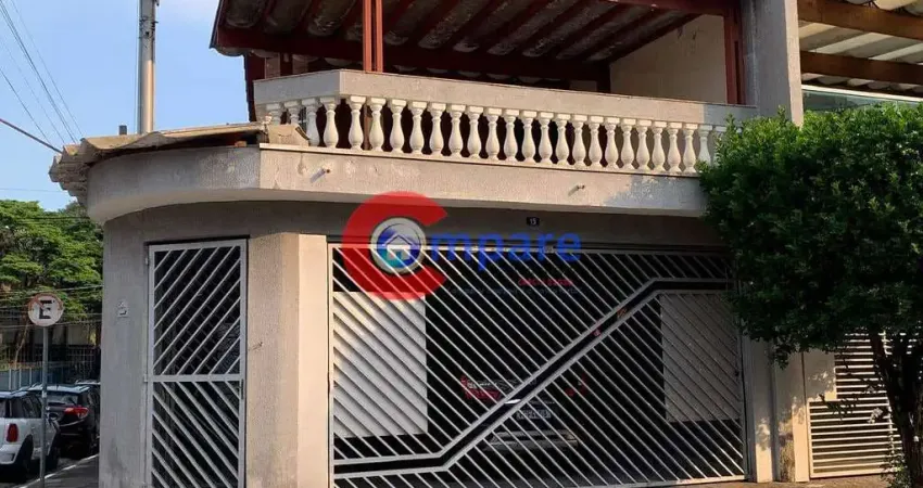 Excelente sobrado à venda, com 180  metros , 3 dormitórios, 1 suite, 2 vagas cobertas - vila soroca