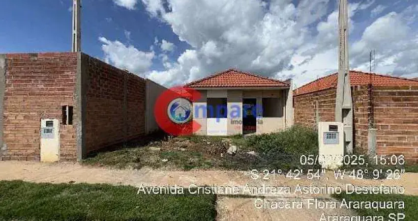 Casa à venda 2 quartos, 1 vaga, 43m², parque residencial jardim ipanema, araraquara - sp