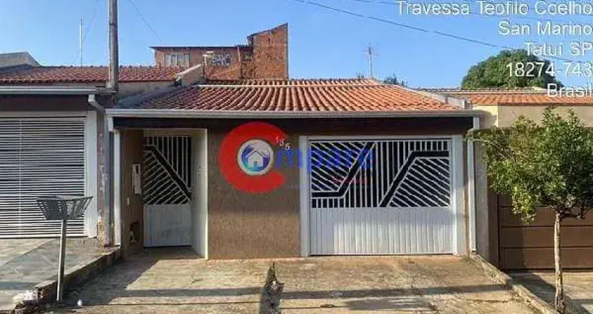 Casa com 2 quartos à venda na Rua Hermes Casarini, San Marino, Tatuí