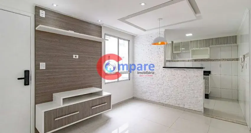 Lindo apartamento reformado com planejados no parque santa clara, vila alzira, guarulhos, sp
