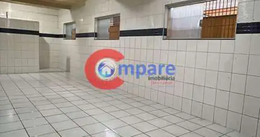 Excelente salão comercial para locação, 60 metros, 2 banheiros - vila nova bonsucesso, guarulhos,