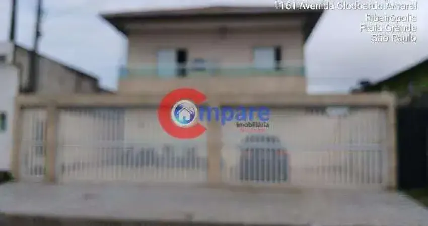 Casa à venda 2 quartos, 1 vaga, 70m², ribeiropolis, praia grande - sp