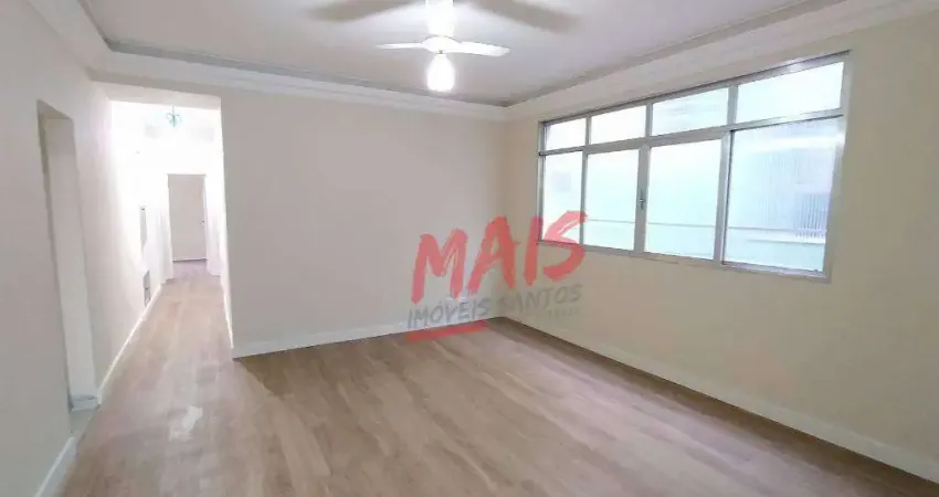 Apartamento com 3 dormitórios para alugar, 140 m² - gonzaga - santos/sp