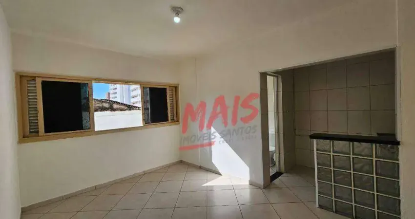 Kitnet para alugar, 45 m² - Itararé - São Vicente/SP