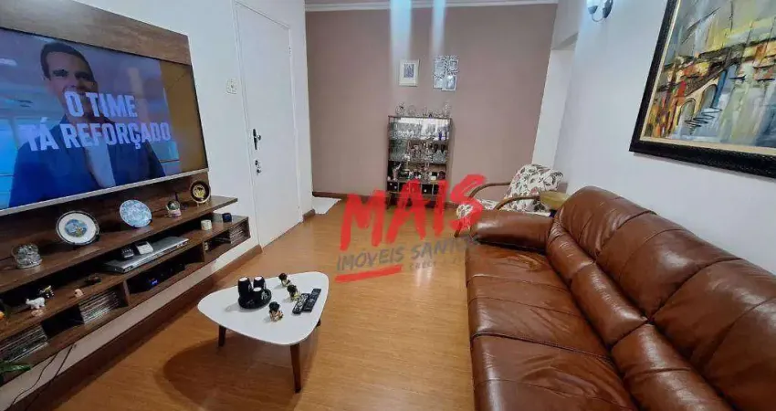 Apartamento com 3 dormitórios à venda, 121 m² - Embaré - Santos/SP