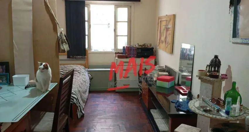 Apartamento com 1 dormitório à venda, 61 m²  - Embaré - Santos/SP