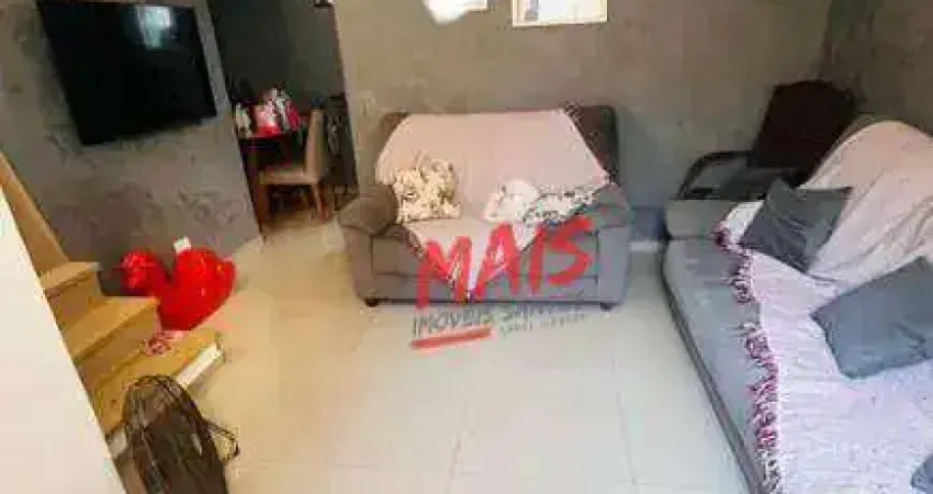Sobrado com 2 dormitórios à venda, 90 m²  - Macuco - Santos/SP
