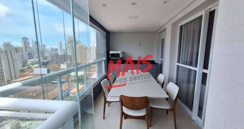 Apartamento à venda, 60 m² por R$ 850.000,00 - Boqueirão - Santos/SP