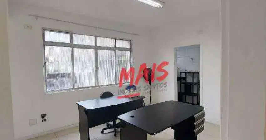 Sala comercial com 2 salas à venda no Centro, Santos 