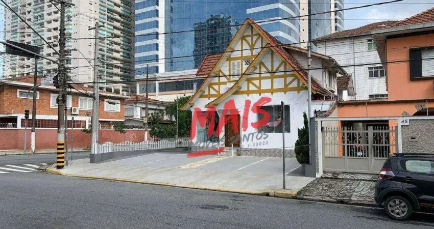 Sobrado charmoso na esquina Guaiaó x Guaibê, Santos SP