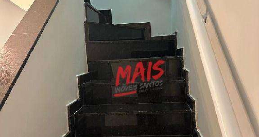 Sobrado com 2 dormitórios à venda, 117 m² - Macuco - Santos/SP