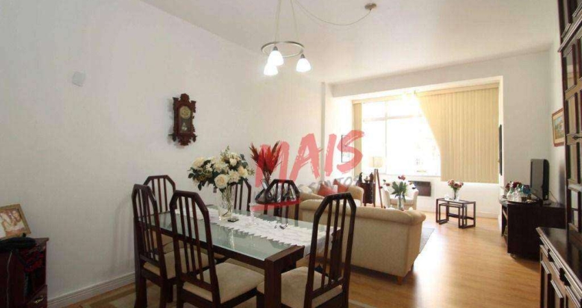 Apartamento com 3 dormitórios à venda, 151 m² - Boqueirão - Santos/SP