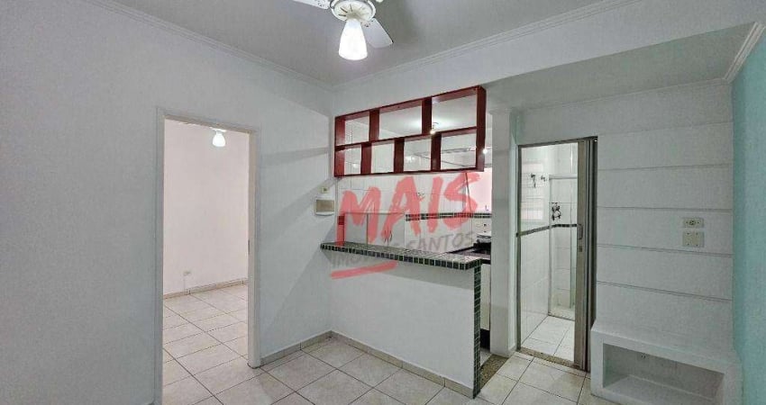 Apartamento com 1 quarto à venda, na Ponta da Praia - Santos/SP