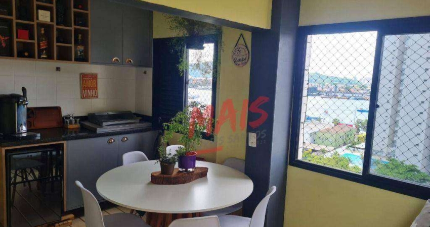 Apartamento com 2 Dormitórios à venda, 103 m² - Ponta da Praia - Santos/SP