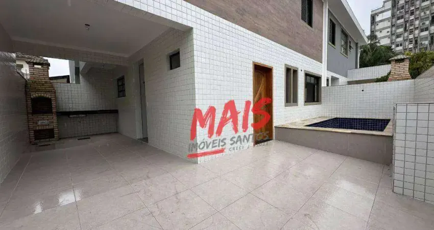 Sobrado novo com piscina, churrasqueira e 2 vagas de garagem!