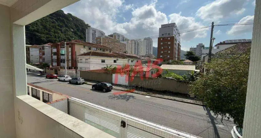 Apartamento com 3 dormitórios à venda, 87 m²  - Marapé - Santos/SP