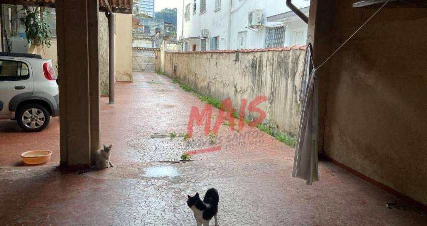 Terreno à venda, 400 m² por R$ 1.390.000 - Vila Belmiro - Santos/SP