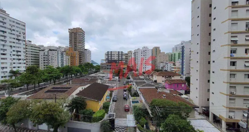 Apartamento com 3 dormitórios à venda, 132 m²  - aparecida - santos/sp