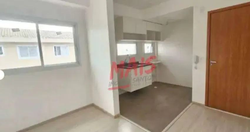 Apartamento com 2 dormitórios à venda, 40 m² - estuário - santos/sp