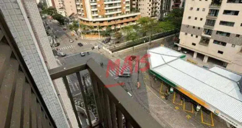 Apartamento com 3 dormitórios à venda, 123 m² - pompéia - santos/sp