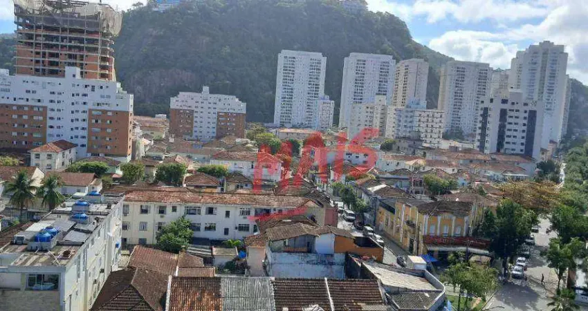 Apartamento com 2 dormitórios à venda, 80 m²  - campo grande - santos/sp