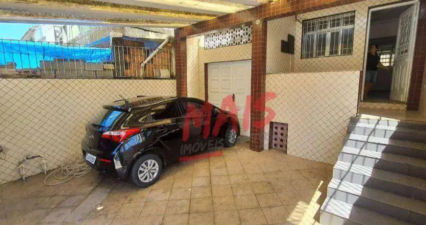 Sobrado com 4 dormitórios à venda, 280 m² - vila belmiro - santos/sp